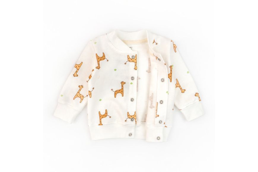 Ясельный костюм кофта штаны боди Cute giraffes (62 см) 329623-62 фото