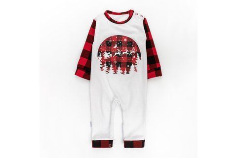 Человечек в клетку с новогодним принтом Christmas deer d320-33-68 фото