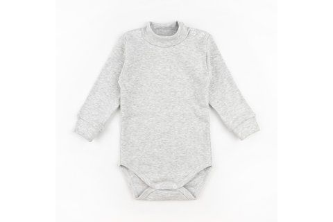 Боди детское с длинным рукавом Gray d18-66-10-80 фото