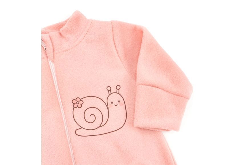 Комбинезон на флисе для девочки Girl snail (56 см) 800373-56 фото