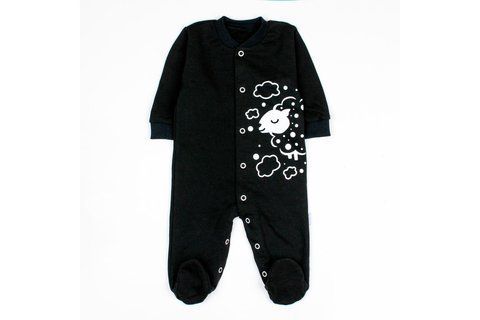 Чорний чоловічок для малюків з принтом Little ram d320БР-ЧН-62 фото