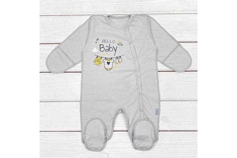 Хлопковый человечек без начоса Hello Baby d114х-ср-62 фото