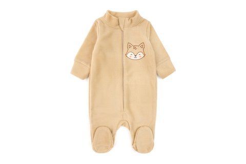 Теплий комбінезон для малюка Little Fox застібка-блискавка (56 см) 800321-56 фото