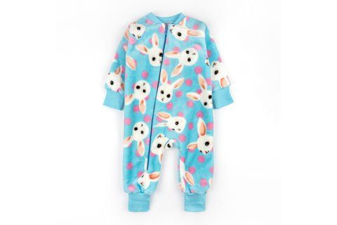 Комбинезон теплый детский велсофт Bubble Bunny d1204-51-68 фото