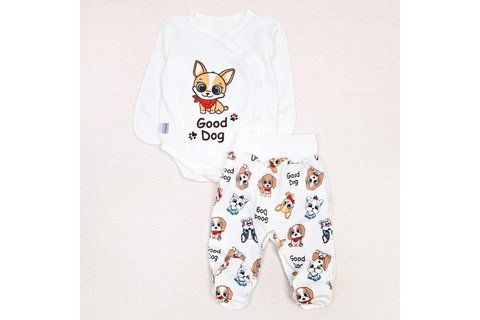 Набор в роддом боди ползуны Pets d978дм-у-56 фото