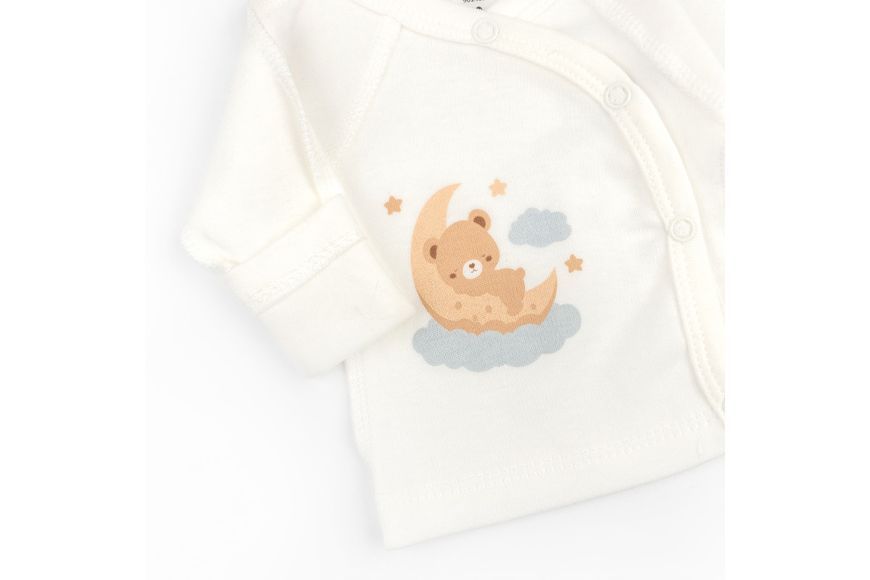 Комплект распашонка ползуны шапочка интерлок Teddy dream 902411-42 фото