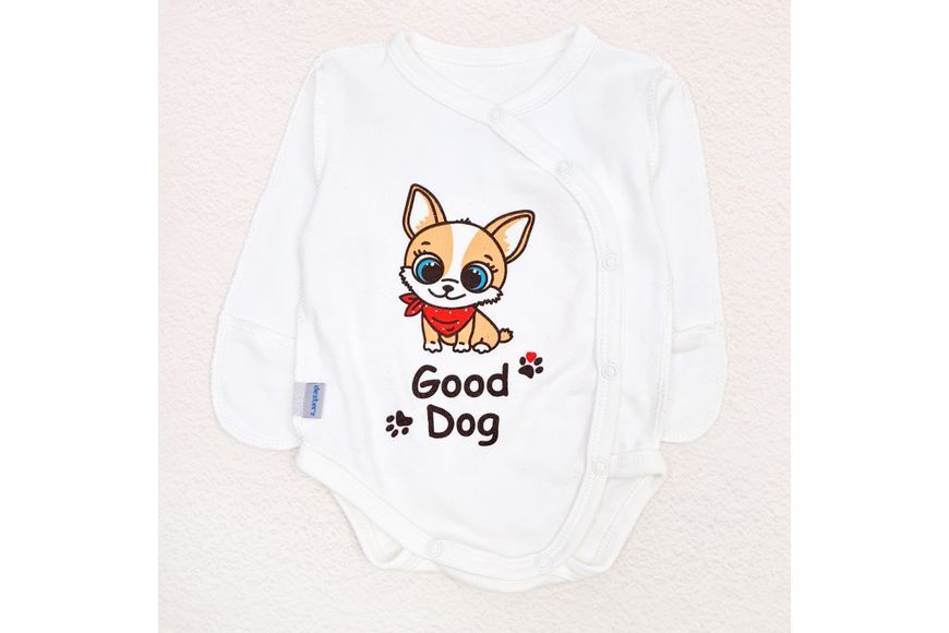 Набір в пологовий інтерлок боді повзуни Pets d978дм-у-56 фото