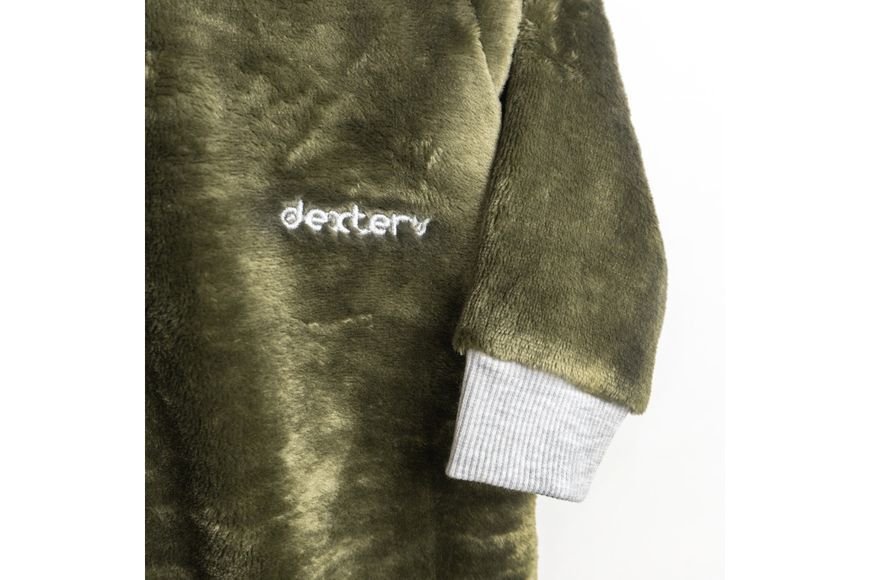 Ромпер детский с вышивкой на молнии khaki Dexter`s d12-04хк-74 фото