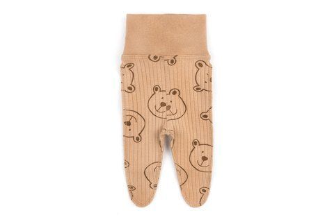 Повзуни з інтерлока Bear on coffee 908622-50 фото