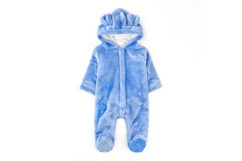 Комбинезон детский с капюшоном и подкладом d12-20бл-62 фото