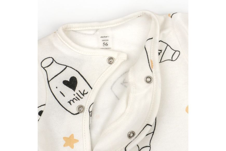 Чоловічок на кнопках Milk футер (56 см) 300216нв-56 фото
