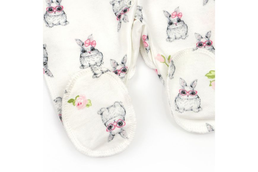 Комбинезон для девочки Cute Bunny на кнопках 300976-50 фото