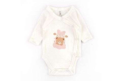 Боді для немовлят з довгим рукавом Teddy basket інтерлок 904710-46 фото