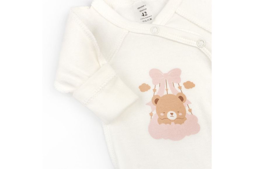 Боді для немовлят з довгим рукавом Teddy basket інтерлок 904710-46 фото
