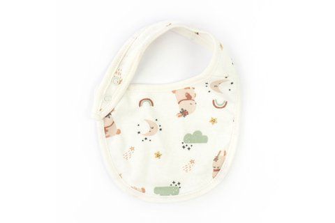 Слюнявчик для младенцев на непромокаемой махре Honey bunny 915514 фото