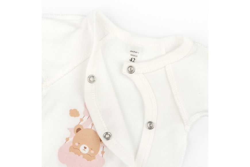 Человечек на кнопках Teddy basket интерлок 900910-46 фото