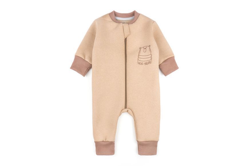 Теплий комбінезон для немовлят на блискавці Hug Bear d2120-21-68 фото