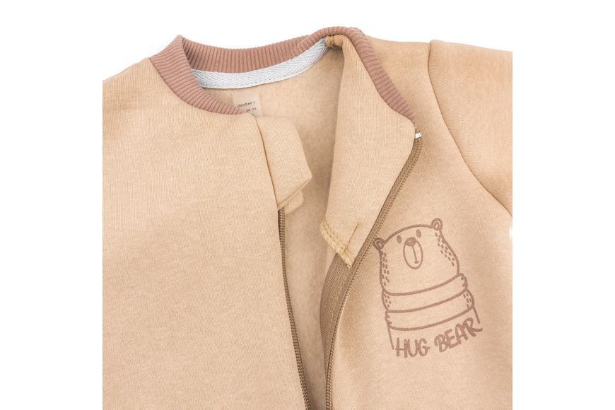 Теплый комбинезон для новорожденных на молнии Hug Bear d2120-21-68 фото