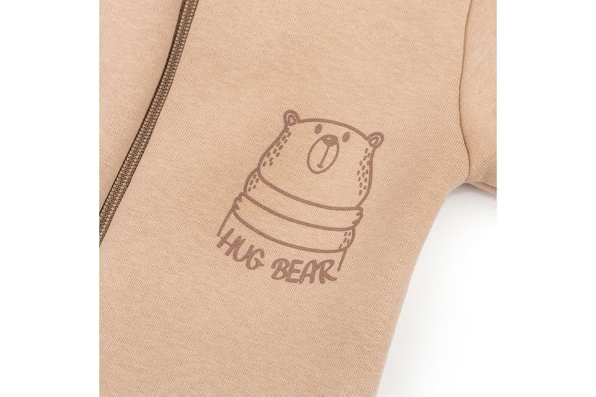 Теплий комбінезон для немовлят на блискавці Hug Bear d2120-21-68 фото
