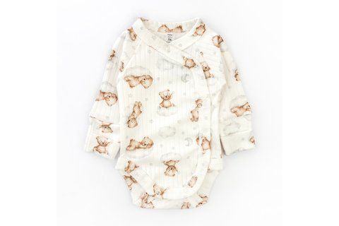 Боді для немовлят з довгим рукавом із ведмежатами Bear on a cloud (56 см) 904113-56 фото