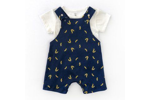 Песочник с футболкой для мальчика на кнопках Bananas 930563-68 фото