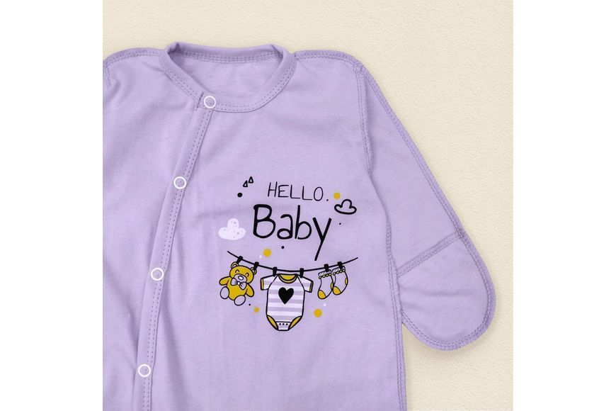 Чоловічок із натуральної легкої тканини Hello Baby d114х-лв-62 фото
