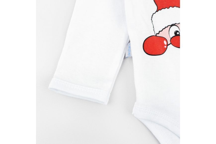 Боді дитячий кулір Festive Santa d104снт-б-68 фото