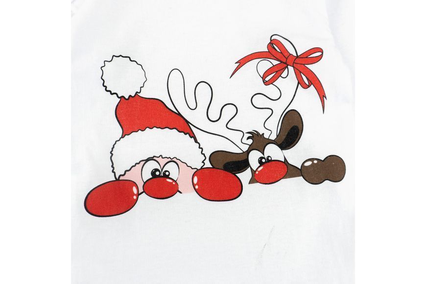Боді дитячий кулір Festive Santa d104снт-б-68 фото